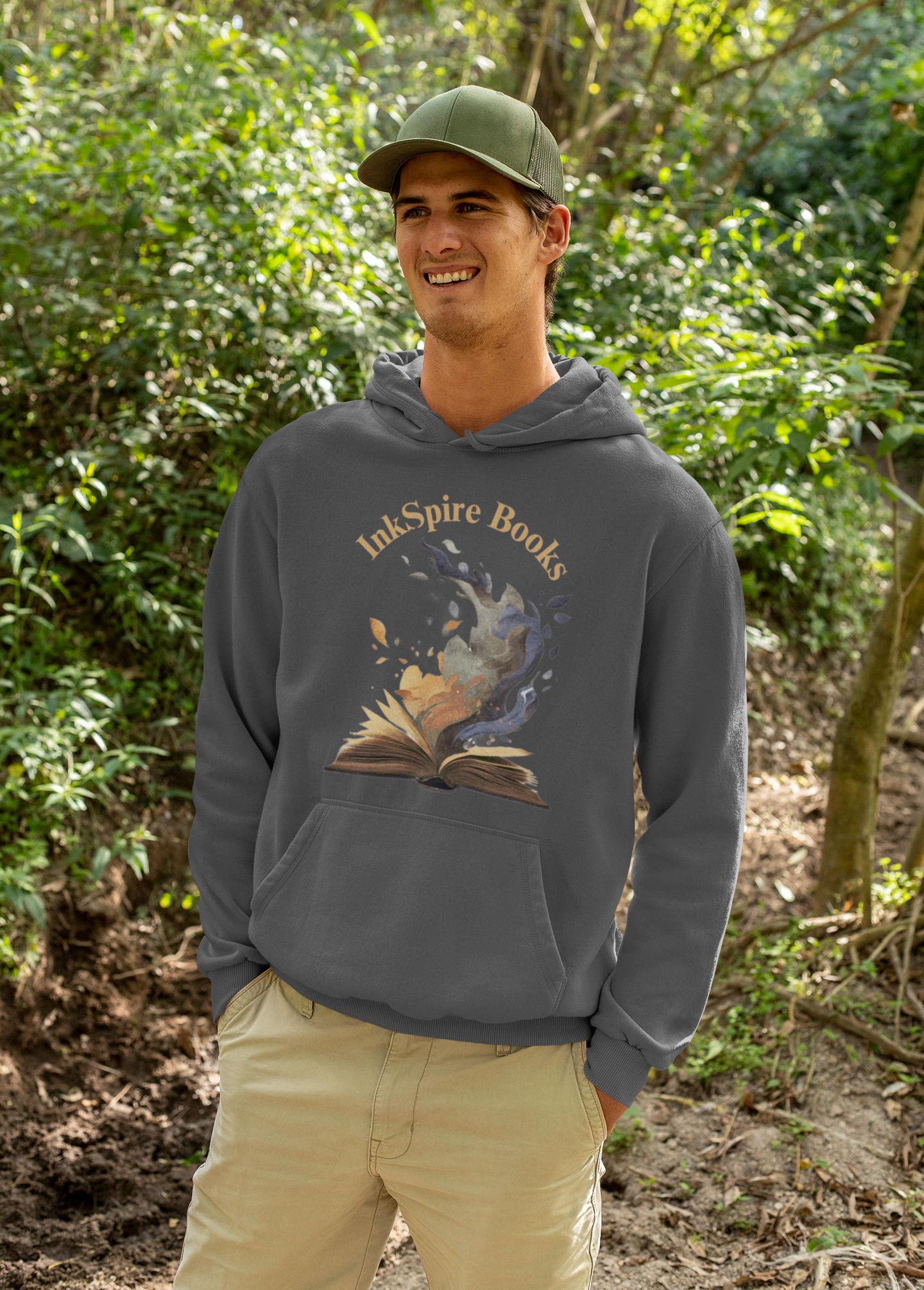 InkSpire Books Adidas Unisex Fleece Hoodie