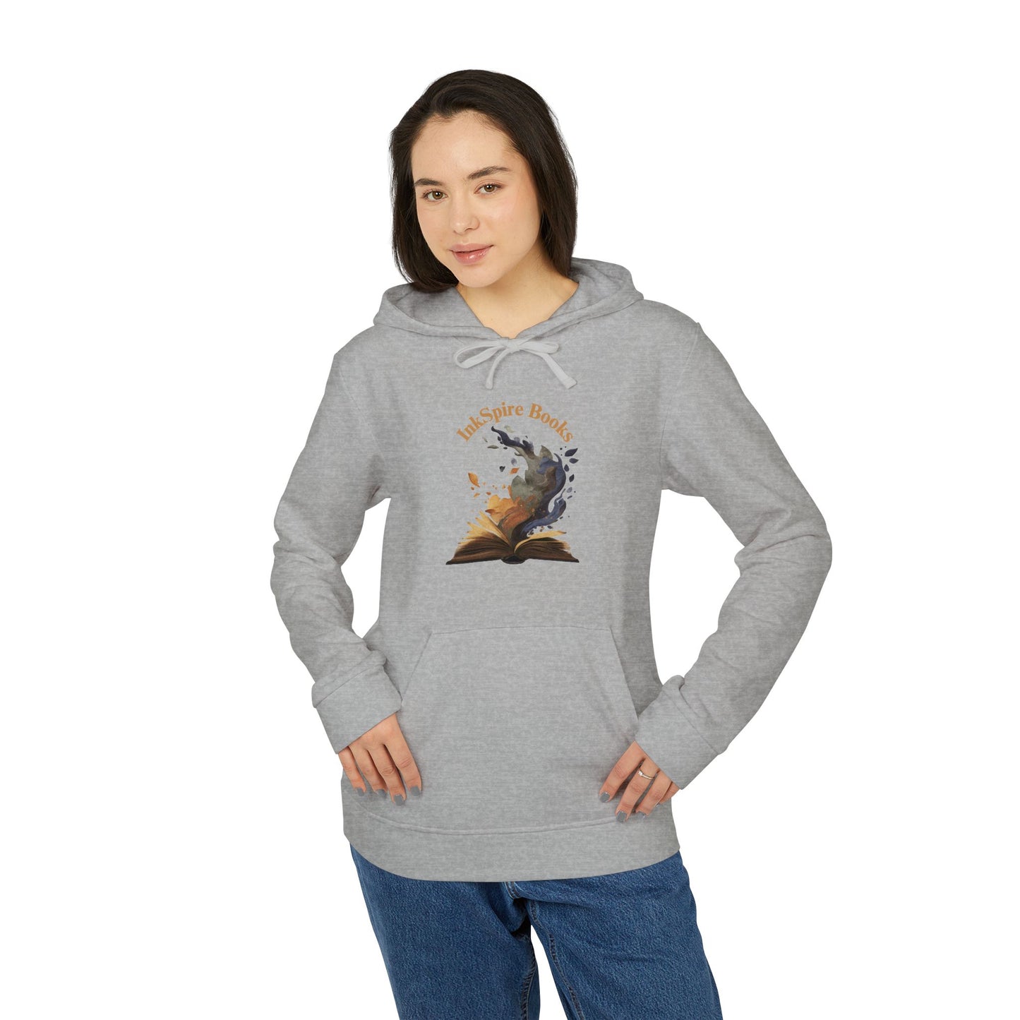 InkSpire Books Adidas Unisex Fleece Hoodie