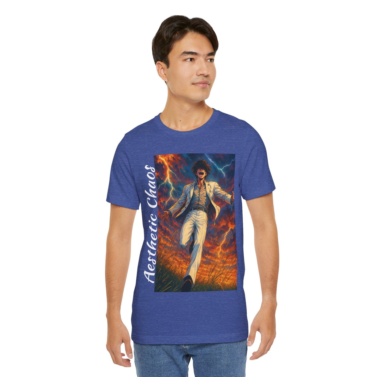 Aesthetic Chaos, Confident Villian, Unisex Jersey Short Sleeve Tee