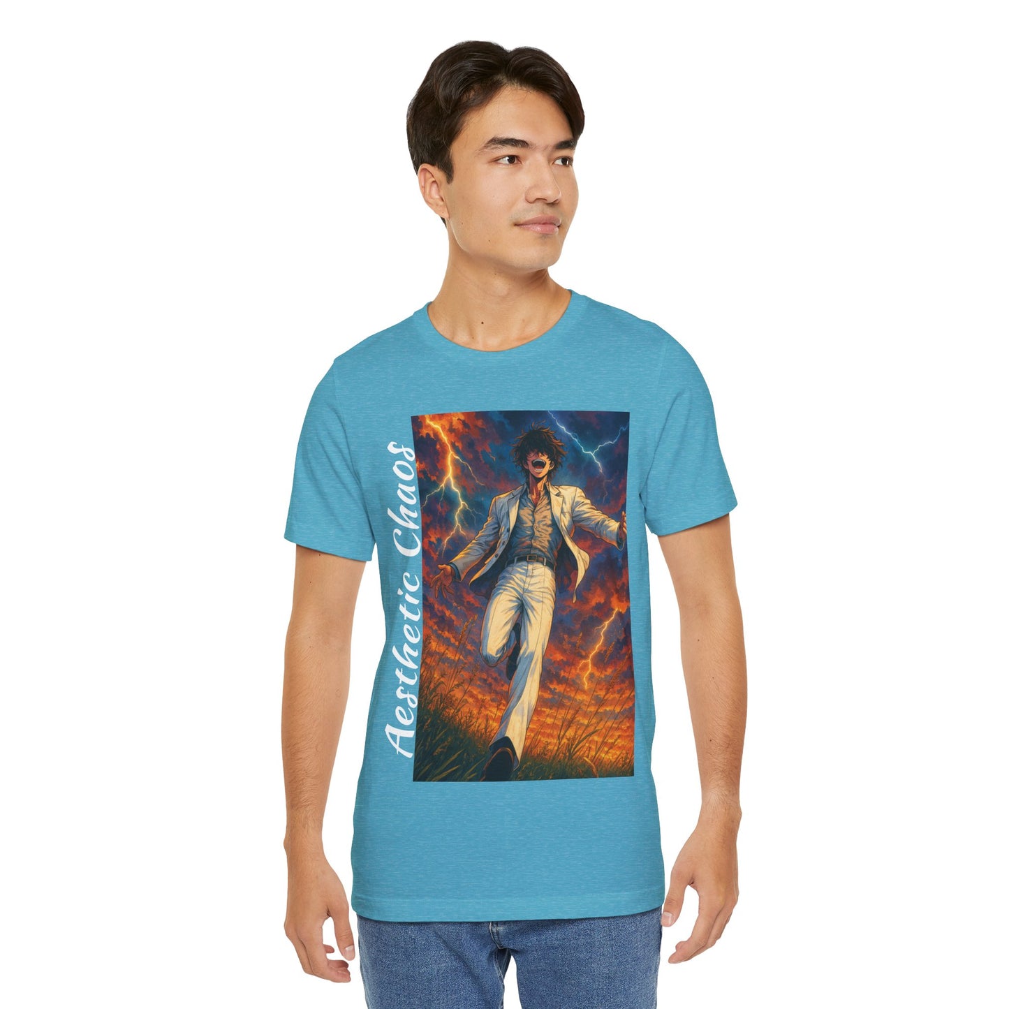 Aesthetic Chaos, Confident Villian, Unisex Jersey Short Sleeve Tee