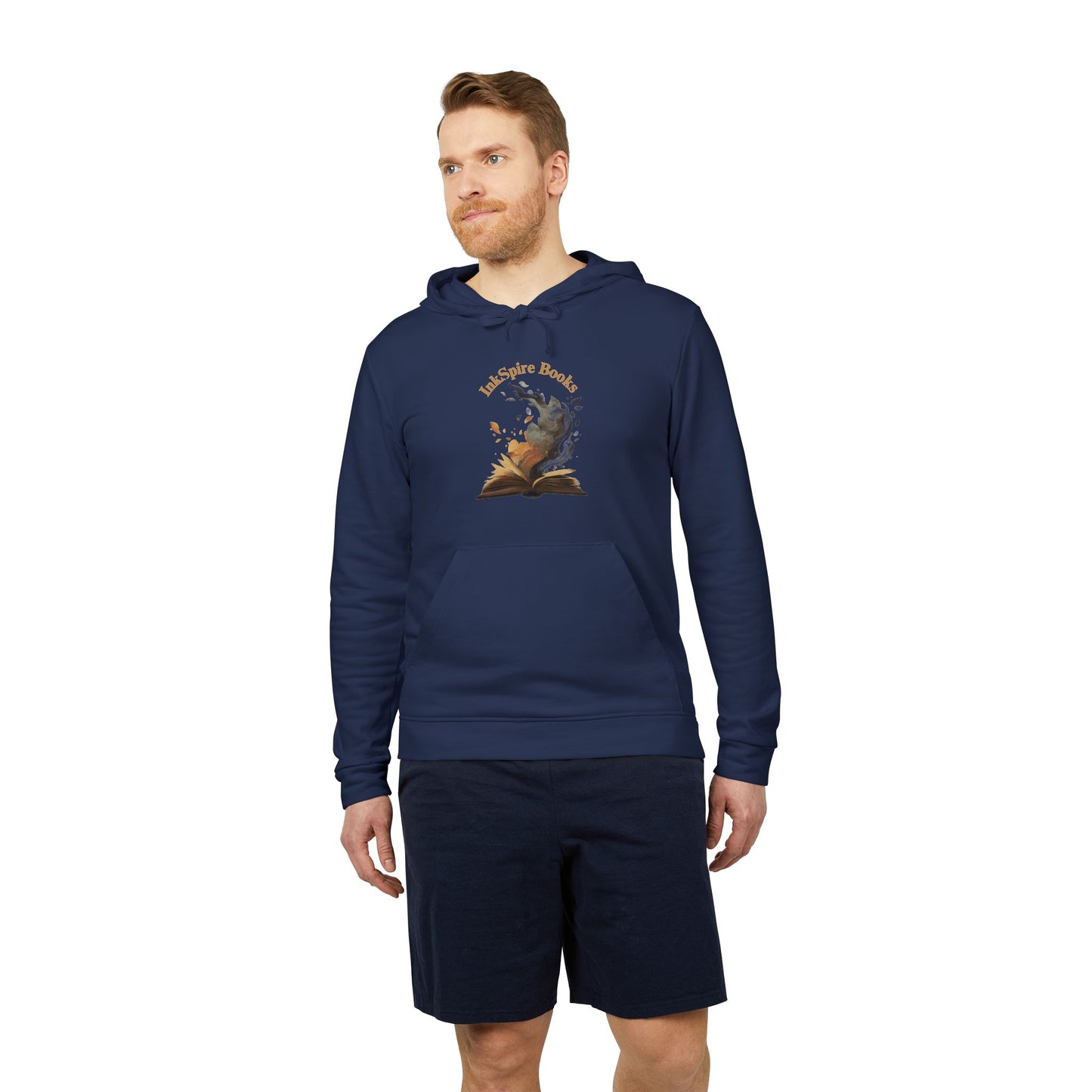 InkSpire Books Adidas Unisex Fleece Hoodie