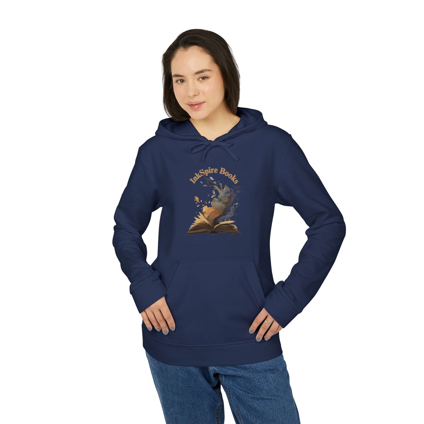 InkSpire Books Adidas Unisex Fleece Hoodie