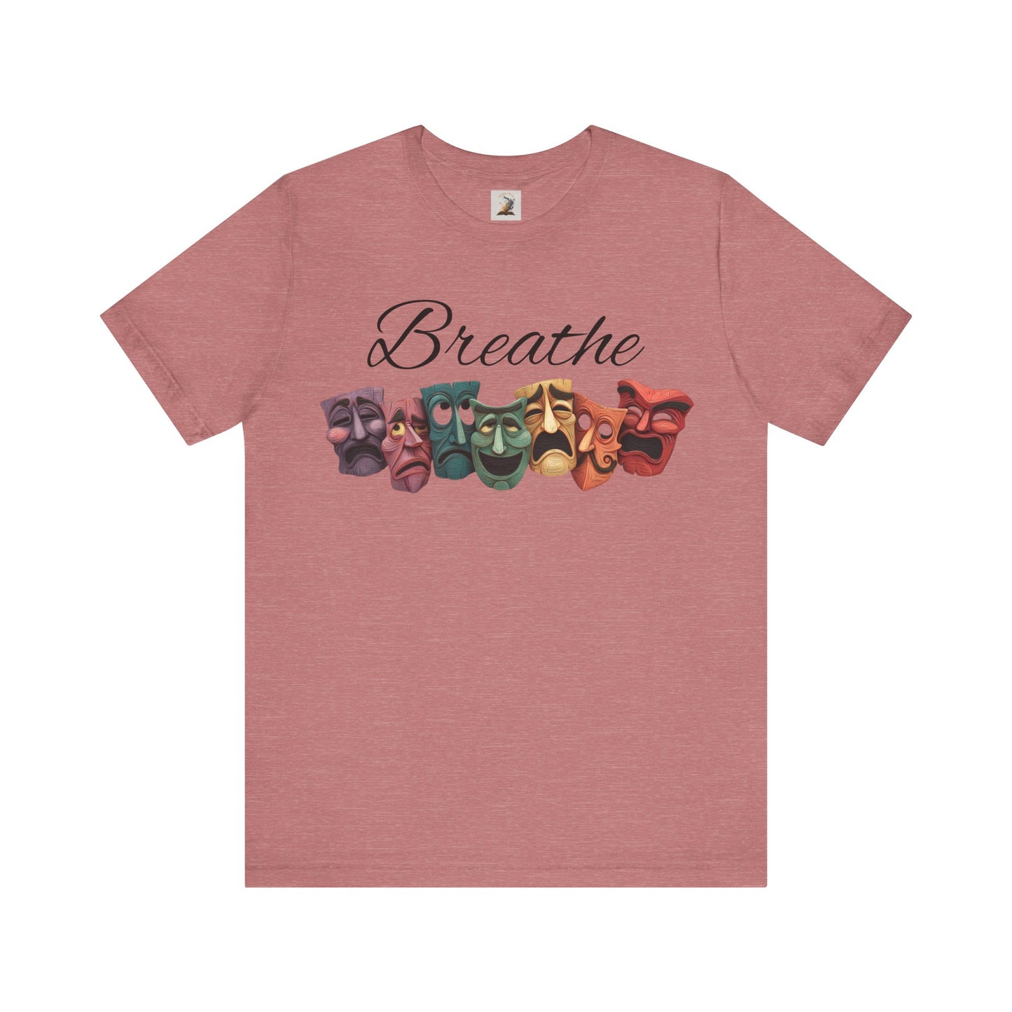 Breathe Drama mask Unisex Jersey Short Sleeve Tee