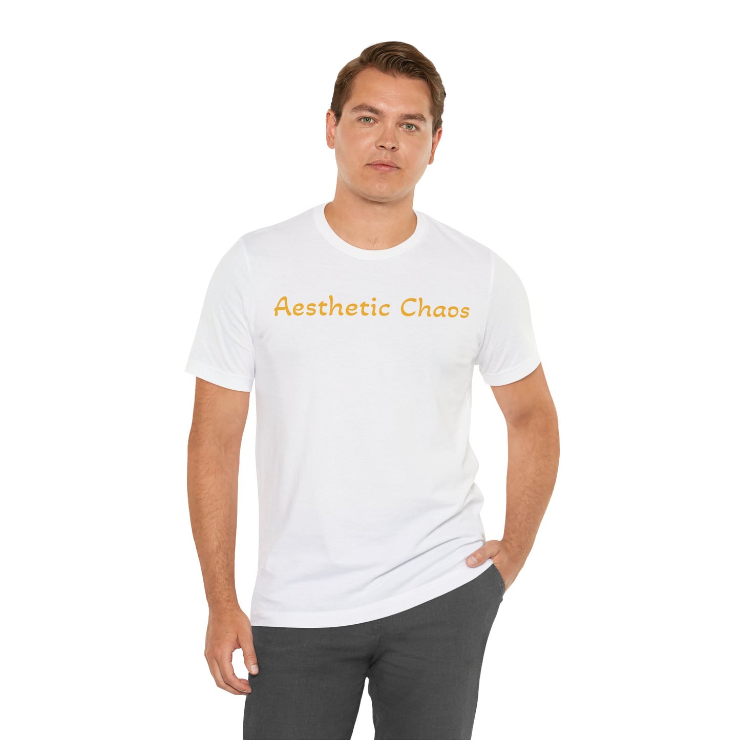 Aesthetic Chaos, woman with large sword, Unisex Jersey Short Sleeve Tee